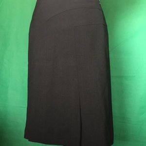 Ann Taylor Loft Front Yoke & Kick Pleats Skirt
